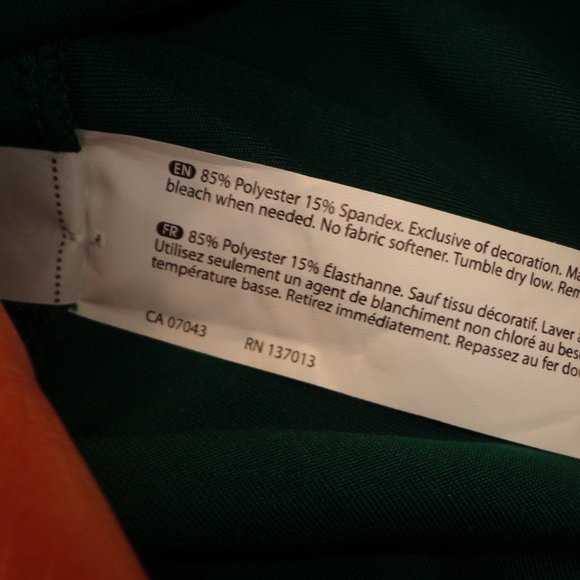 FIRM NWT Balance Collection Dry-wik Cropped Leggings Hunter Green S - Picture 13 of 16